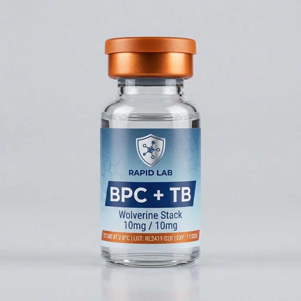 BPC 10mg + TB 10mg (Wolverine Stack) research peptide